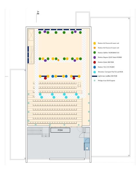 Verlichting Theaterzaal